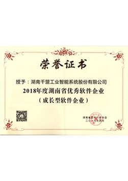 2018年湖南省優秀軟件企業