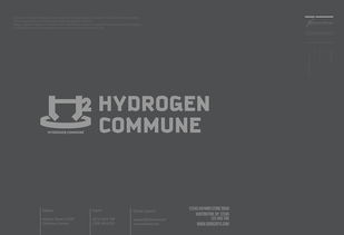 卯九氫氣公社h2coffee品牌vis識別系統設計 因心設計